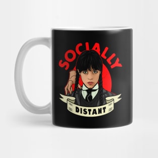 Socially Distant Spooky Introvert Social Distancing Meme Mug